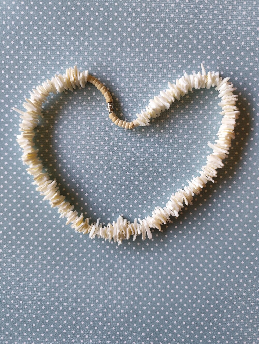 4/$50⭐️White Shell Chip Necklace 18"